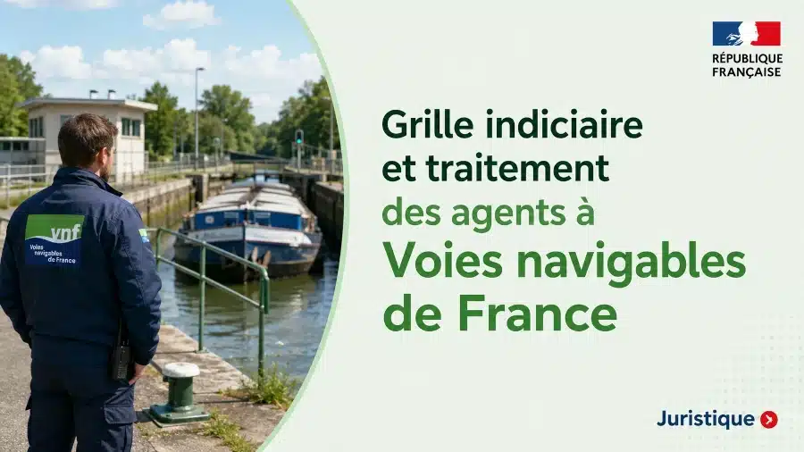 Salaires des personnels d'exploitation de voies navigables de Voies navigables de France en 2026