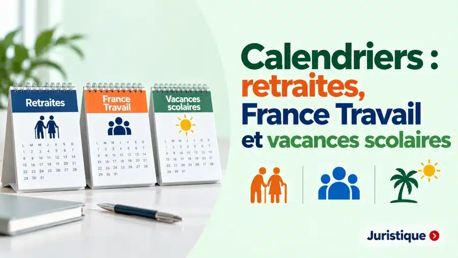 Calendriers 2026 : retraites, France Travail et vacances scolaires