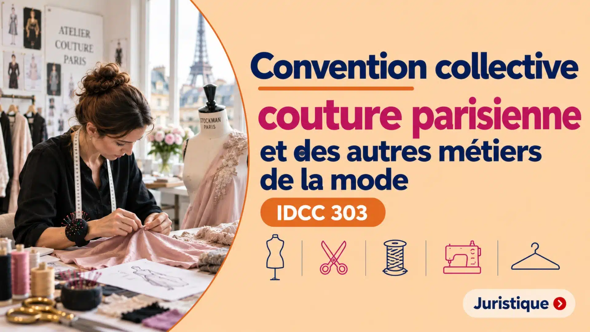 Acheter la convention collective de la couture parisienne et des autres métiers de la mode