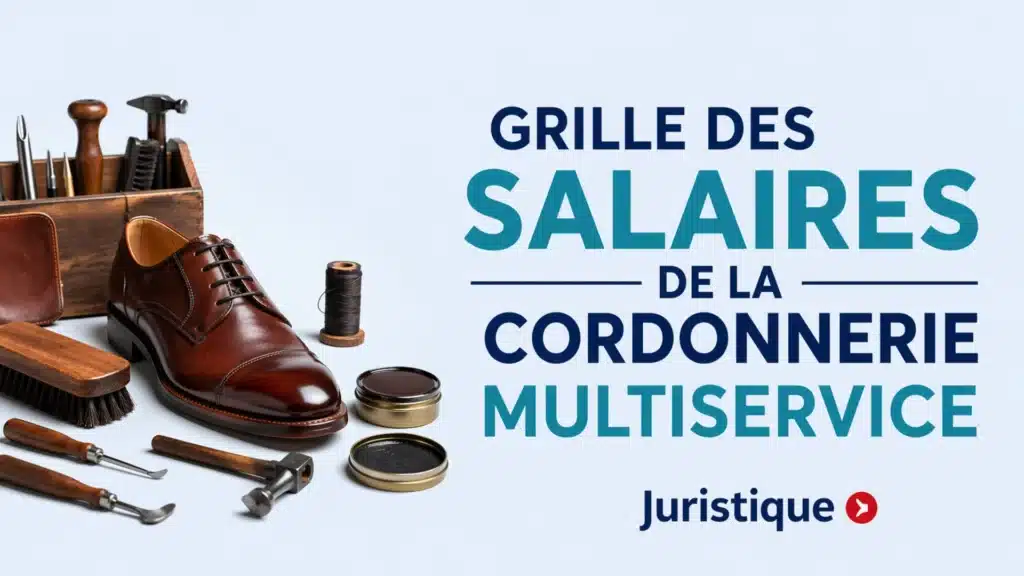 Grille des salaires 2026 de la cordonnerie multiservice