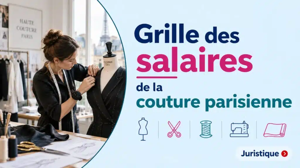 Grille des salaires 2026 de la couture parisienne