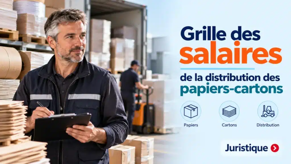 Grille des salaires 2026 de la distribution des papiers-cartons