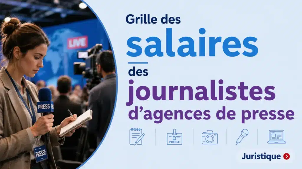 Grille des salaires 2026 des journalistes d’agences de presse