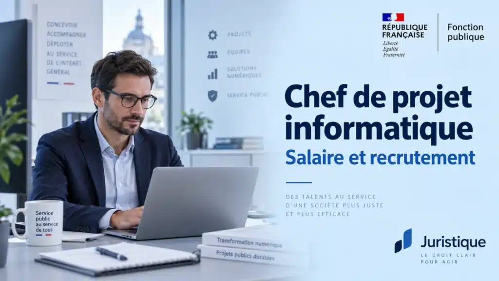 Chef de projet informatique dans la fonction publique, salaire et recrutement