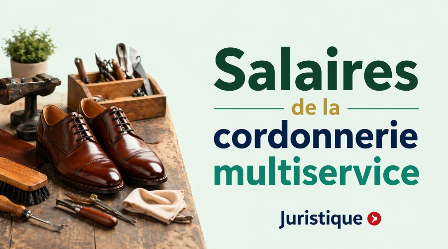 Rémunérations minimales de la cordonnerie multiservice en 2026