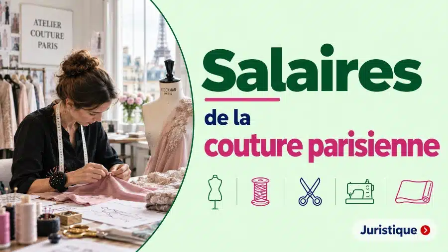 Rémunérations minimales de la couture parisienne en 2026