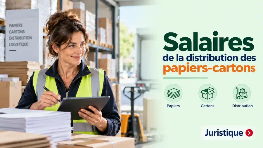 Rémunérations minimales de la distribution des papiers-cartons en 2026