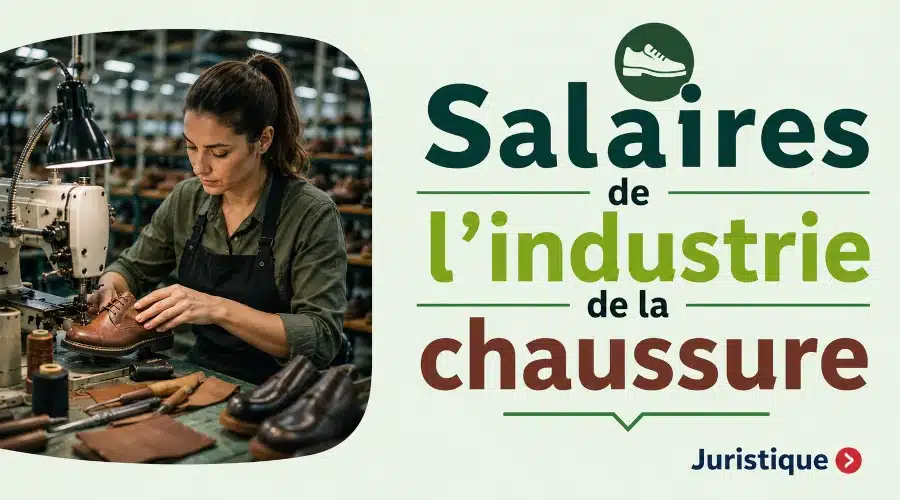 Rémunérations minimales de l’industrie de la chaussure en 2026