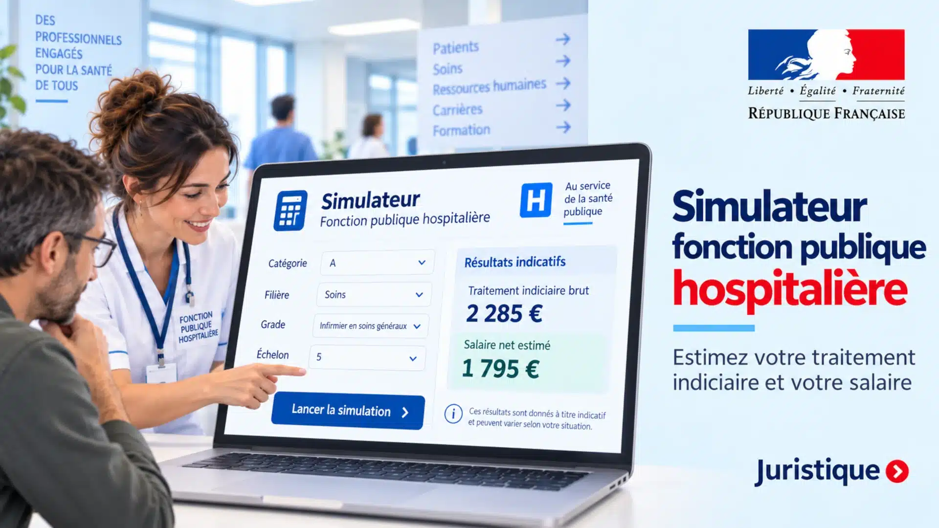 Calculer votre salaire dans la fonction publique hospitalière
