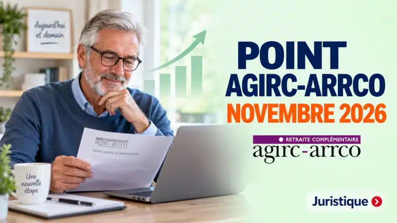 Évolution de la valeur du point Agirc-Arrco en 2026
