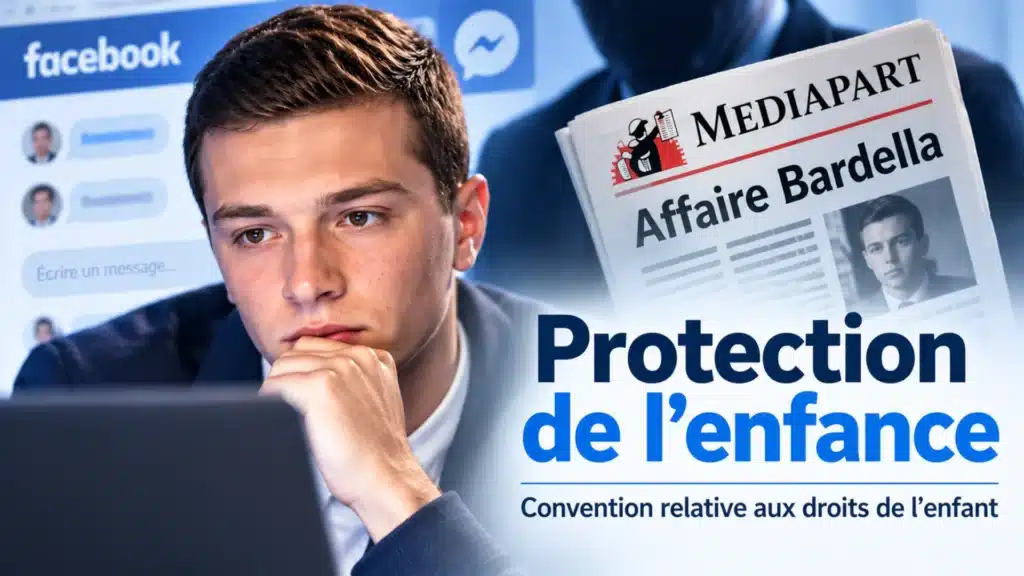 Jordan Bardella à 17 ans face à Mediapart et à la protection de la vie privée des mineurs
