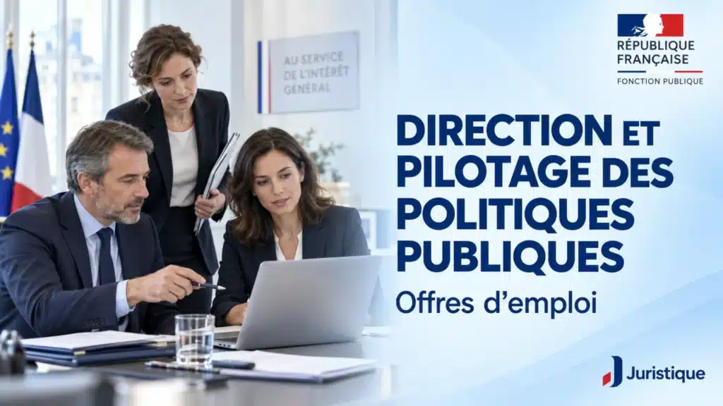 Recrutement dans la direction et de pilotage des politiques publiques.