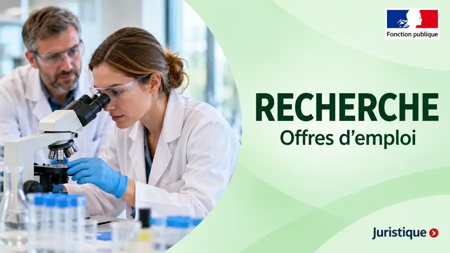 Métiers dans la recherche : offres d’emploi